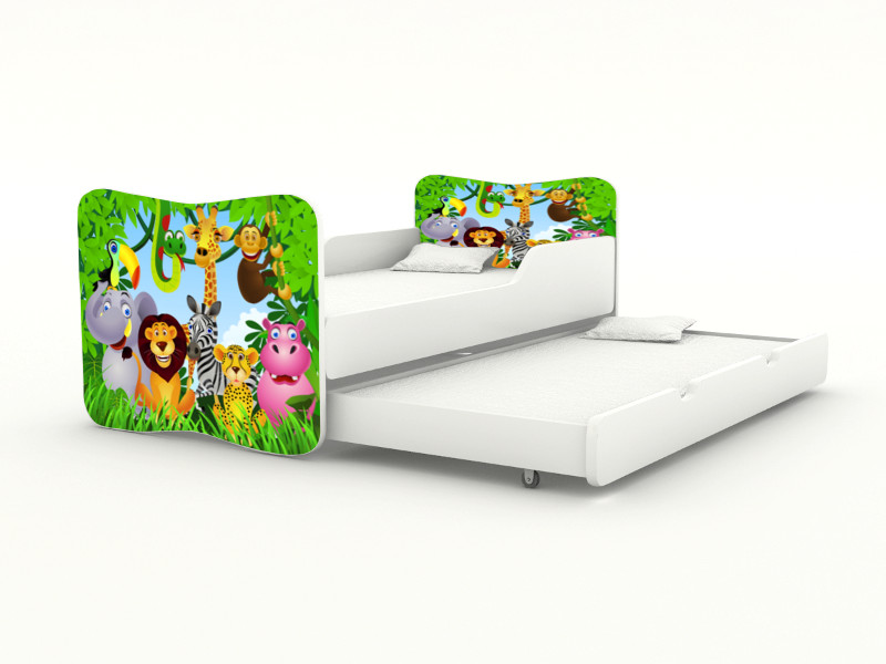 Becks posteľ s výsuvným lôžkom Madagaskar